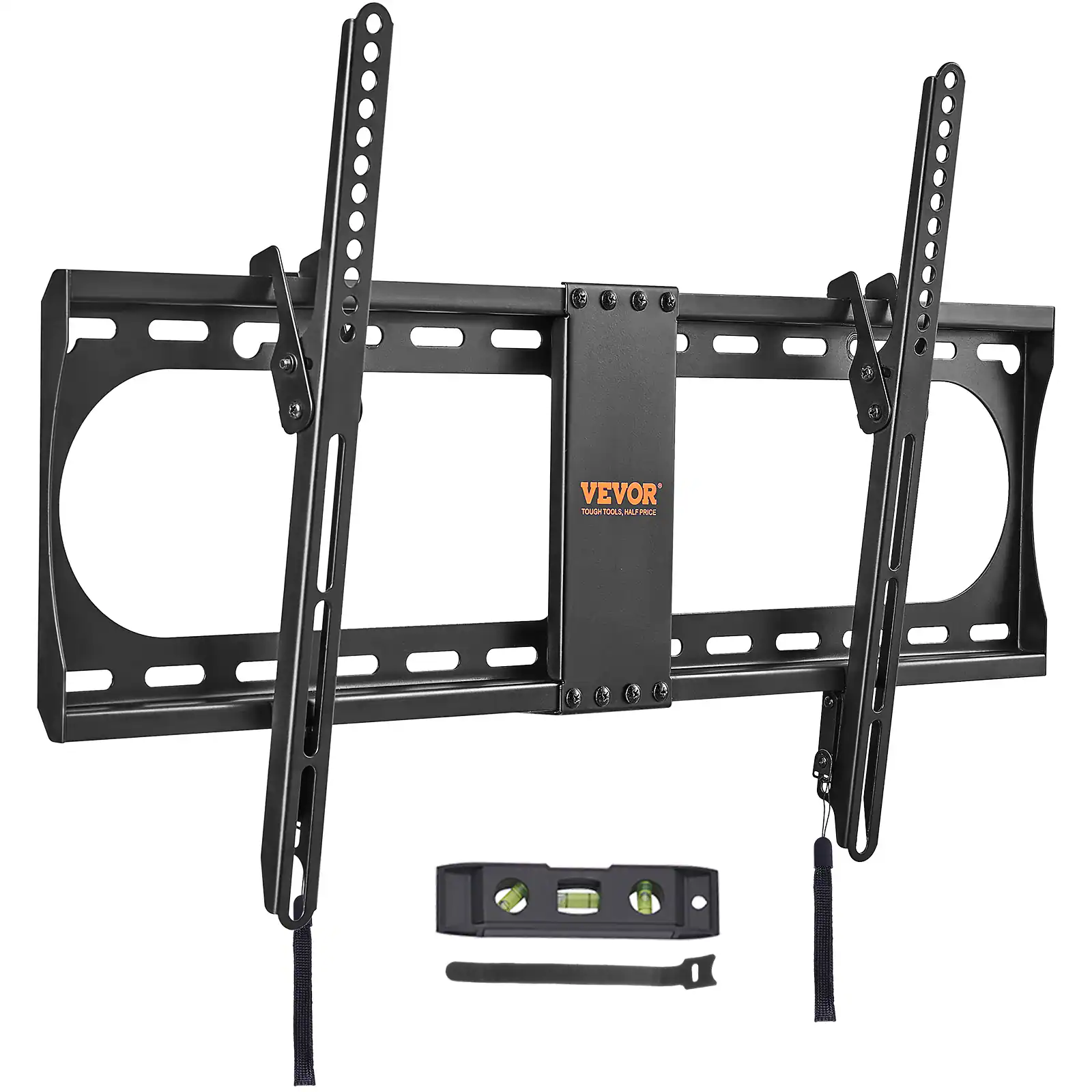 VEVOR - Universal TV Wall Mount, Low Profile TV Mount Fits for Most 37-70 inch TVs, Tilt Wall Mount TV Brackets - Black