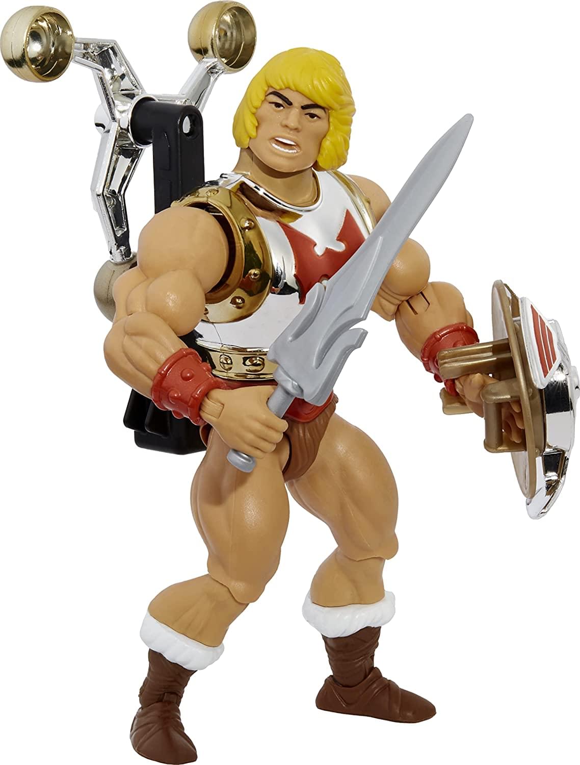 Alt View 2. Masters of the Universe - Masters of the Universe Origins 5.5 Inch Action Figure | Flying Fists He-Man - Brown.