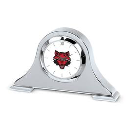 Jardine - Arkansas State Red Wolves Napoleon Desk Clock - Silver
