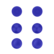 Angle. Lenovo - Legion Go Joystick Caps - Indigo Blue.