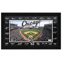 Highland Mint - Chicago White Sox 12" x 20" 2026 Signature Field Photograph - Facsimile Signatures - Multicolor