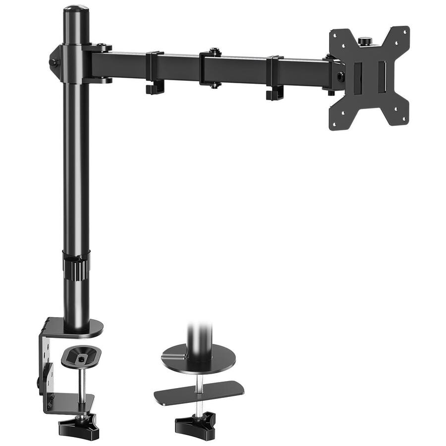 Hirose Alice Single Monitor Desk Mount Fully Adjustable Arm Stand ...