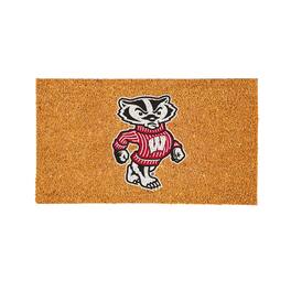 Evergreen Enterprises - Wisconsin Badgers 28" x 16" Logo Turf Mat - Multicolor