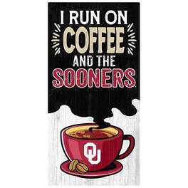 Fan Creations - Oklahoma Sooners 6" x 12" Coffee Wall Art - Multicolor