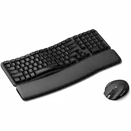 Kensington - Pro Fit Ergo KM620-RC Wireless Rechargeable EQ Desktop Set - USB Type A Membrane Wireless Bluetooth/RF 5.4 - Unknown