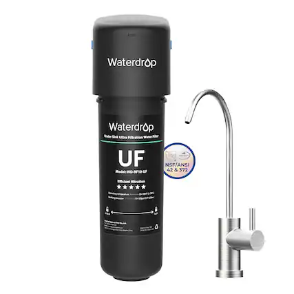 Waterdrop Under Sink Ultra Filtration Water Filter UF Model: WD-RF10-UF
NSF/ANSI 42 & 372
Efficient filtration
Operating temperature: 35-100°C
Working pressure: 10-100psi
Block: 100T
VEC