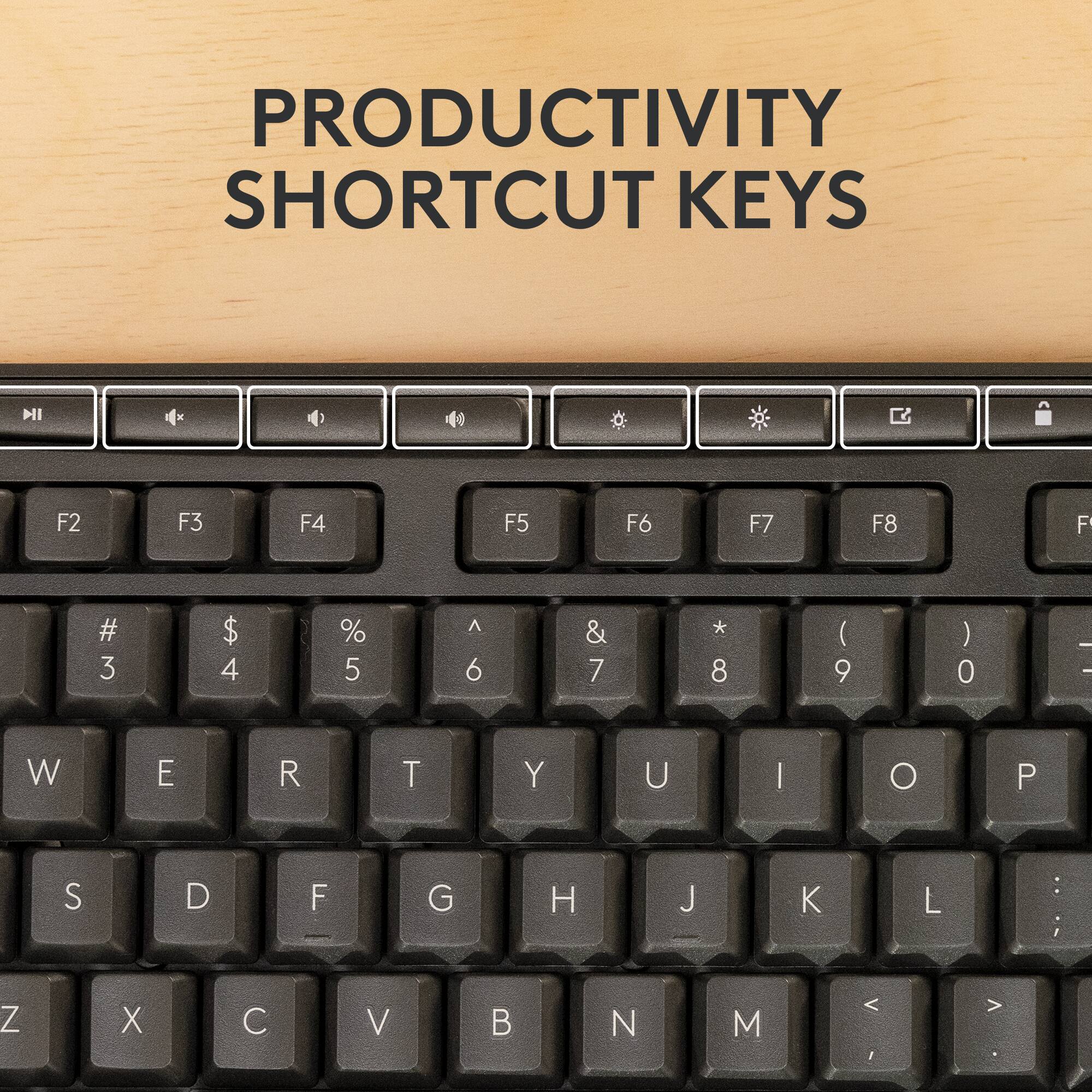 PRODUCTIVITY SHORTCUT KEYS

F1 F2 F3 F4 F5 F6 F7 F8 F9 F10 F11 F12

# 3 $ 4 % 5 ^ 6 & 7 * 8 ( 9 ) 0 W E R T Y U | O P S D F G H J K L : Z X C V B N M < >