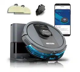 Shark - R-RV2400WS Matrix Robot Vacuum & Mop, Bagless 30-Day Capacity, Self-Empty, Precision Mapping - Refurbished Excellent - Black