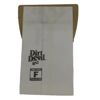 Dirt Devil
BAG TYPE
F
TYPE DE SAC