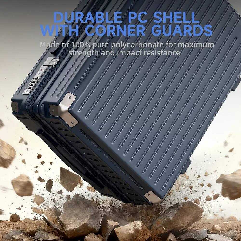 DURABLE PC SHELL WITH CORNER GUARDS

Made of 100% pure polycarbonate for maximum strength and impact resistance