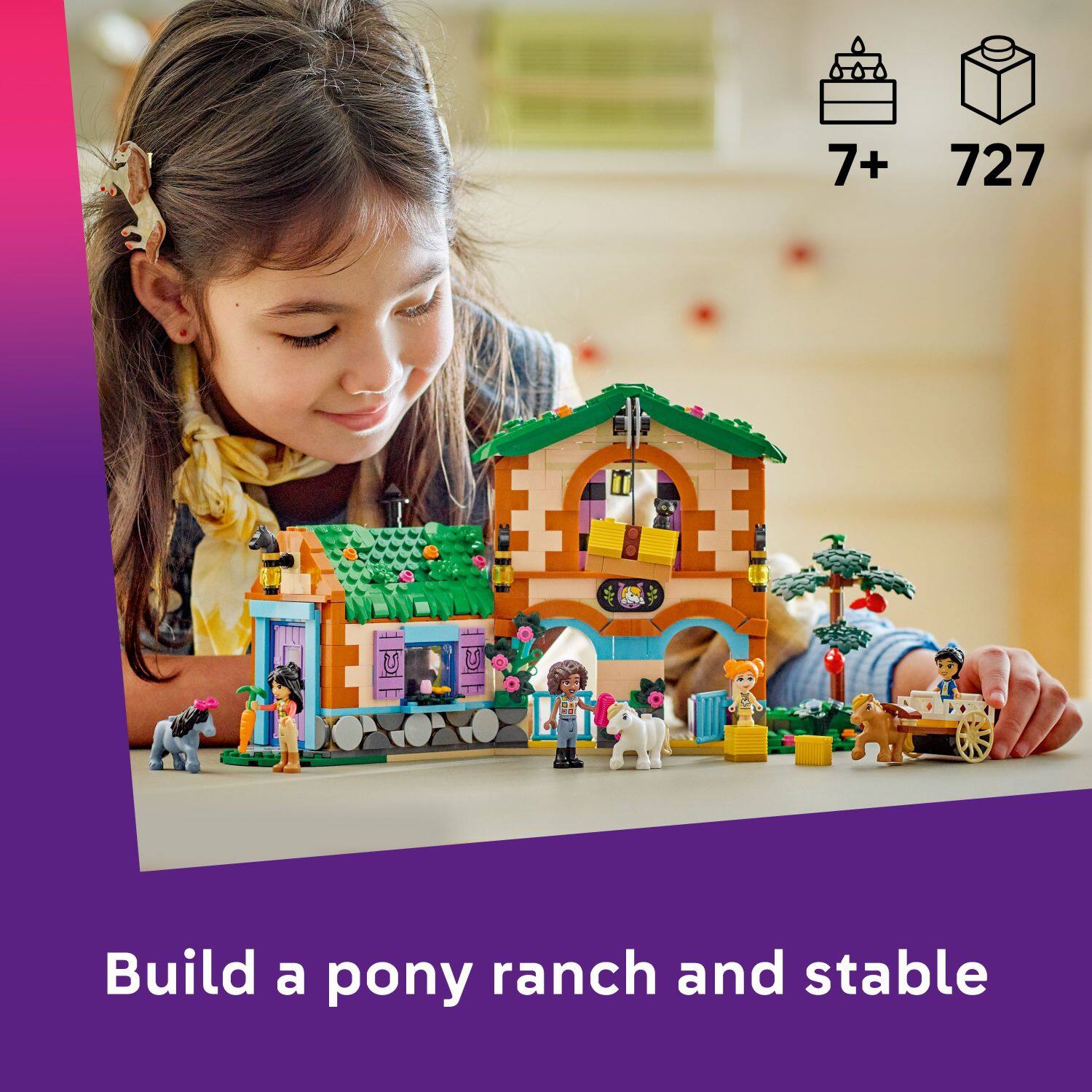 7+ 727 Build a pony ranch and stable