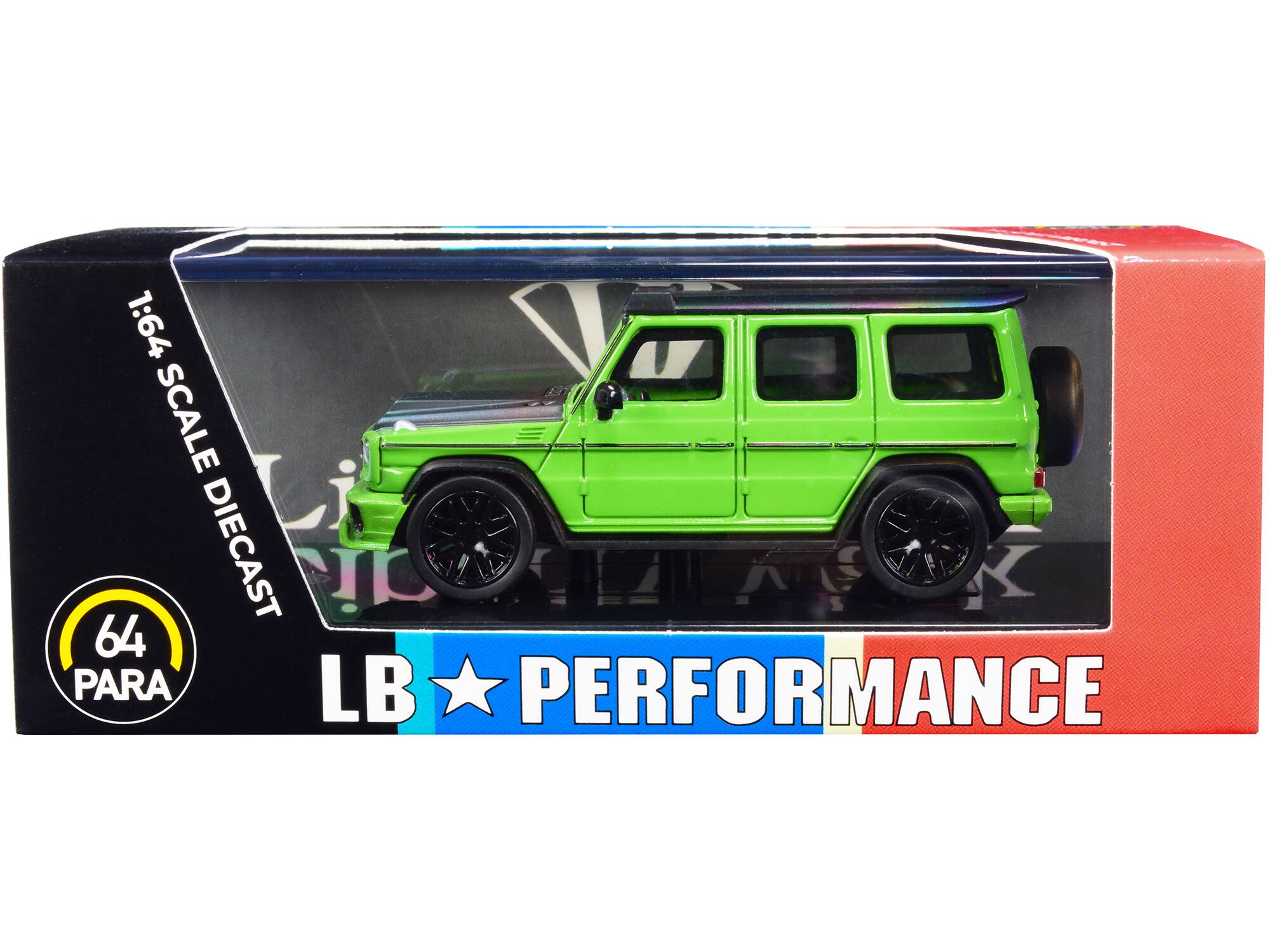 1:64 SCALE DIECAST  
64 PARA  
LB PERFORMANCE