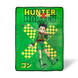 Just Funky - Hunter X Hunter Gon Freecss Fleece Throw Blanket | 45 x 60 Inches - Green