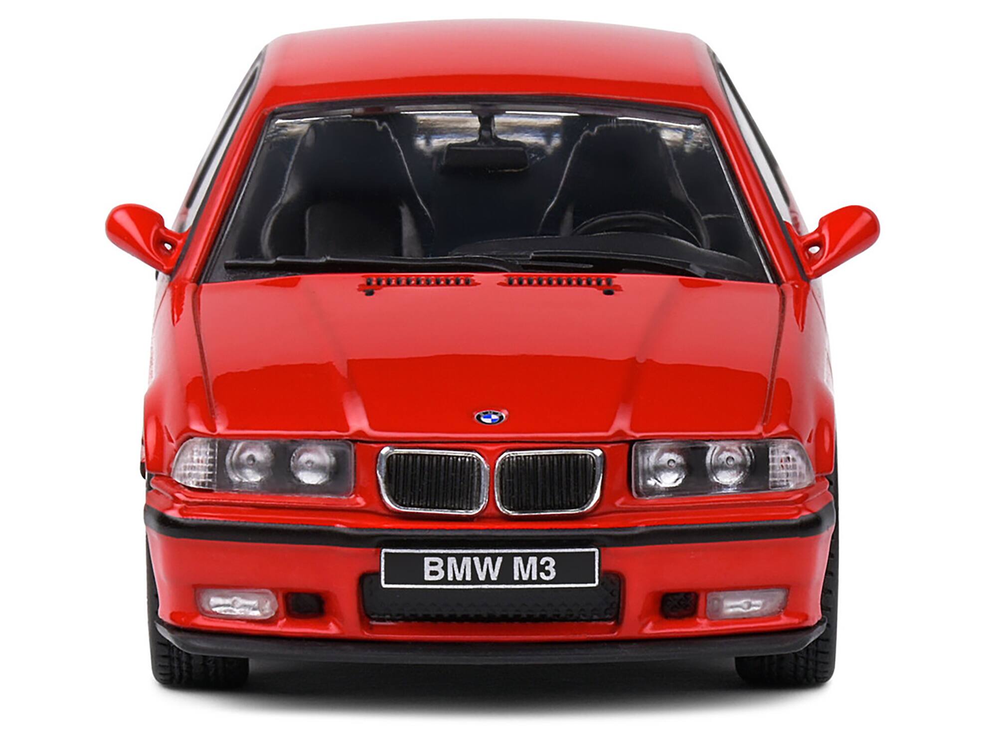 Back. Solido - 1999 BMW E36 M3 Coupe Brilliant Red 1/43 Diecast Model Car by Solido - Red.