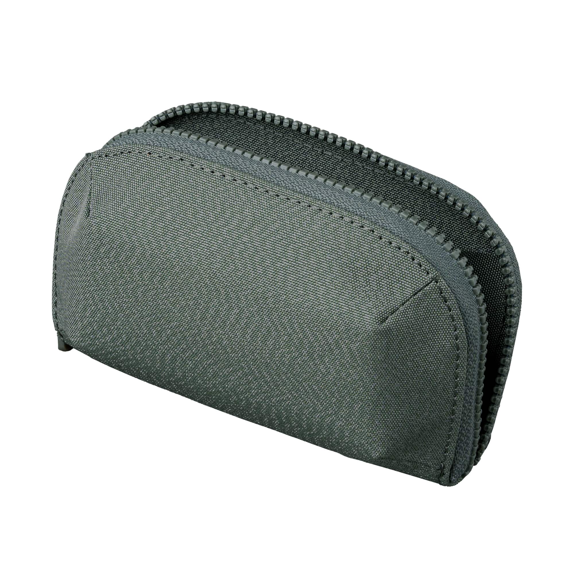ALPAKA - Zip Wallet Organizer Pouch with Coin Pocket, Fits Up to 30 Cards, Full Zip Closure, Magnetic Coin Pouch, HUB Compatible - Grey Axoflux 300D