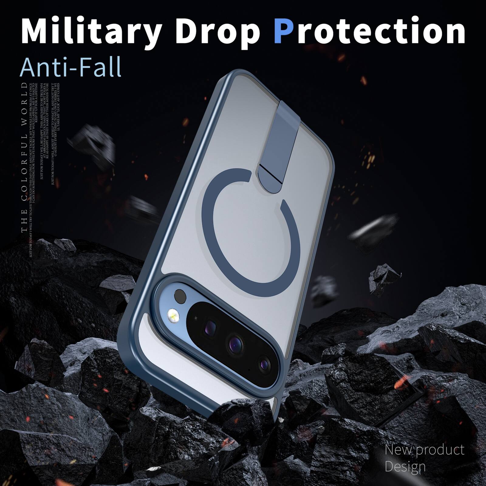 Military Drop Protection  
Anti-Fall  

New product Design