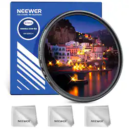 Neewer - 67mm 4/8-Point Adjustable Star Filter, Rotatable
