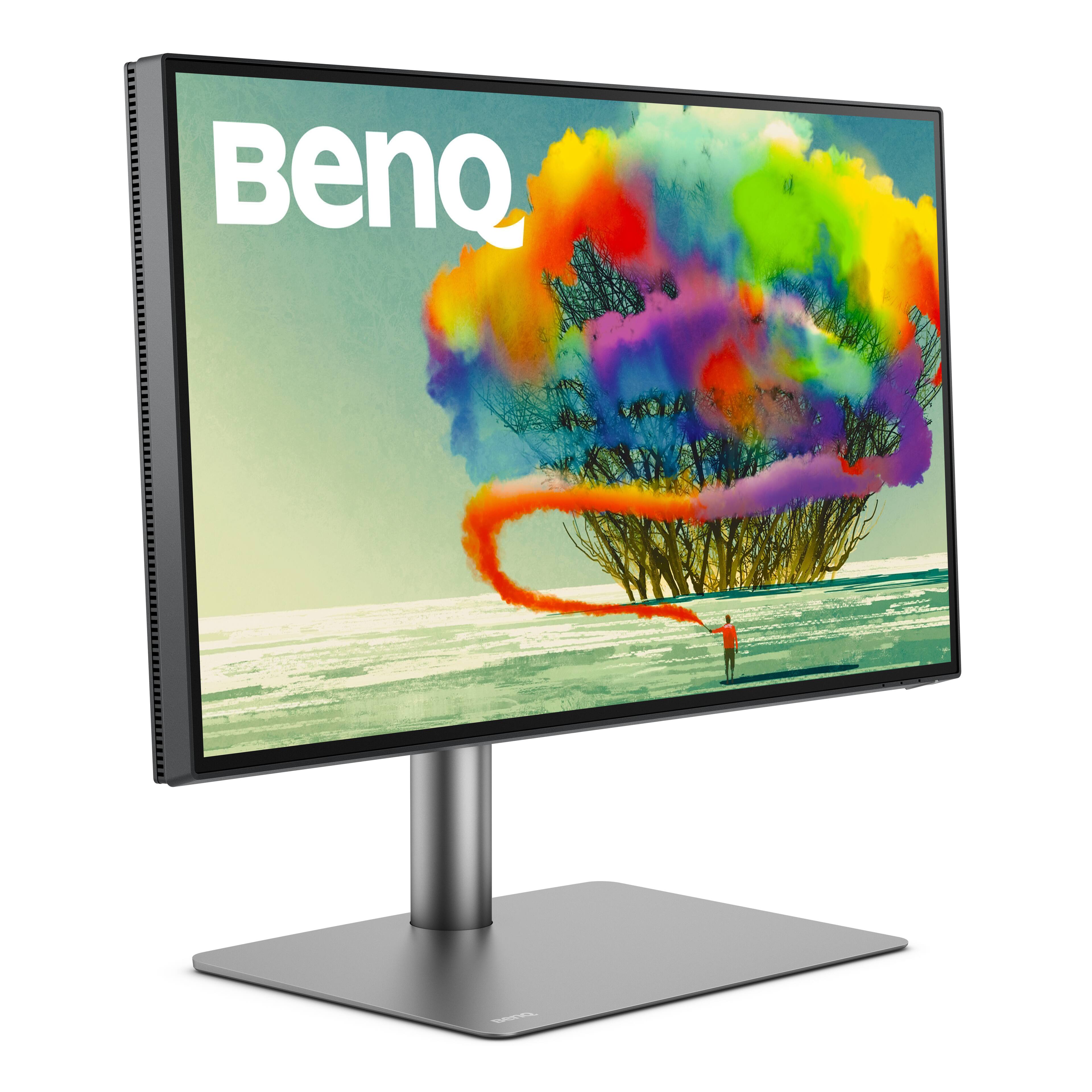 Alt View 1. BenQ - AQCOLOR PD2725U Designer 27" IPS LED 4K HDR 60Hz Mac Compatible Monitor (HDMI/DP/Thunderbolt 3 65W) - Metallic Gray.