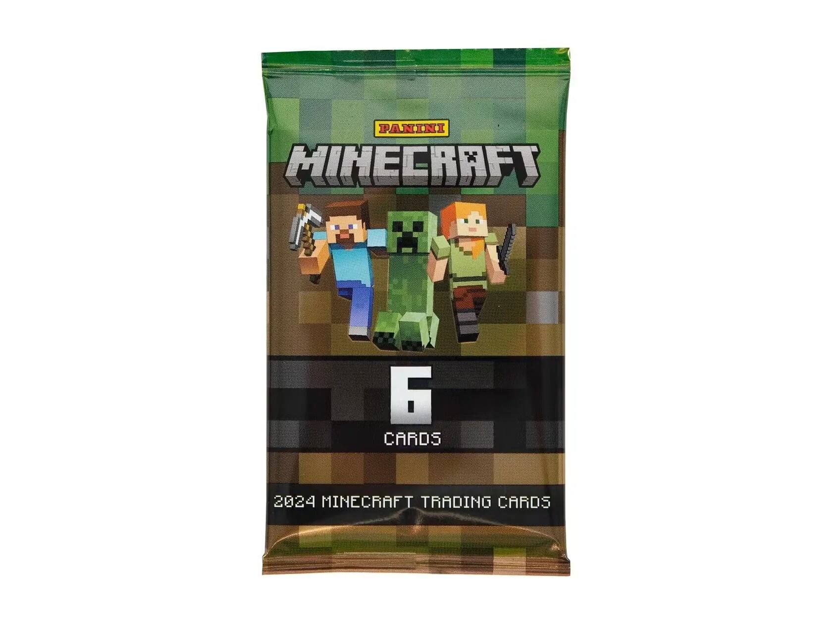 PANINI MINECRAFT  
6 CARDS  
2024 MINECRAFT TRADING CARDS