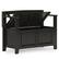 Left. Simpli Home - Amherst Small Entryway Storage Bench - Hickory Brown.