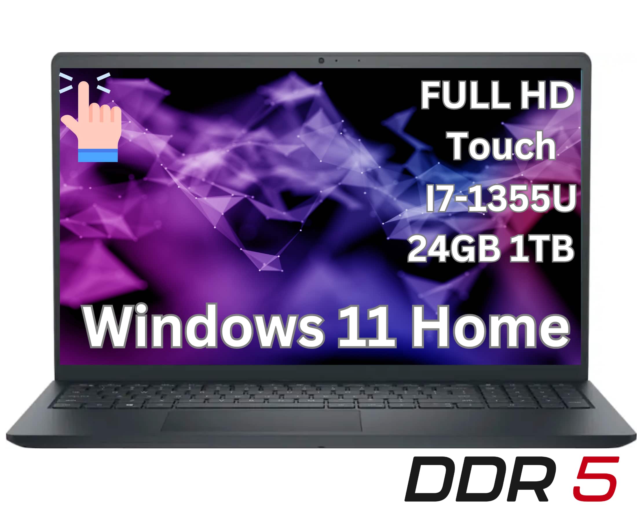 "Dell - 15.6"" 2K Touchscreen Laptop - Intel 13th Generation Core i7 1355U 2023 - 24GB Memory - 1TB Storage-Windows 11 Home - Black" price history on PriceWatchPro