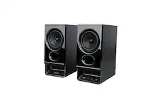 Front. Edifier - R20BT Bluetooth 6.0 Bookshelf Speakers (Pair) - Black.