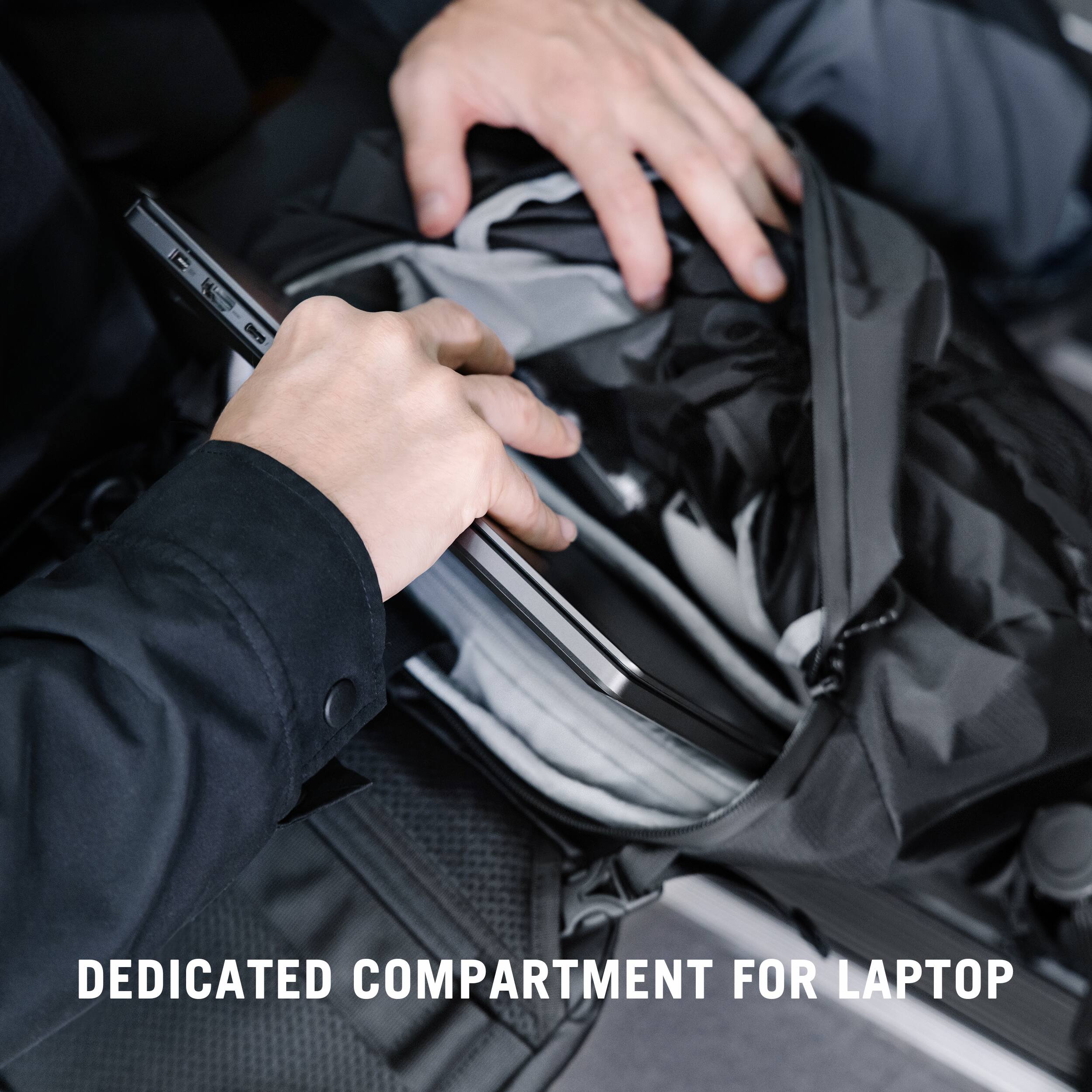 DEDICATED COMPARTMENT FOR LAPTOP