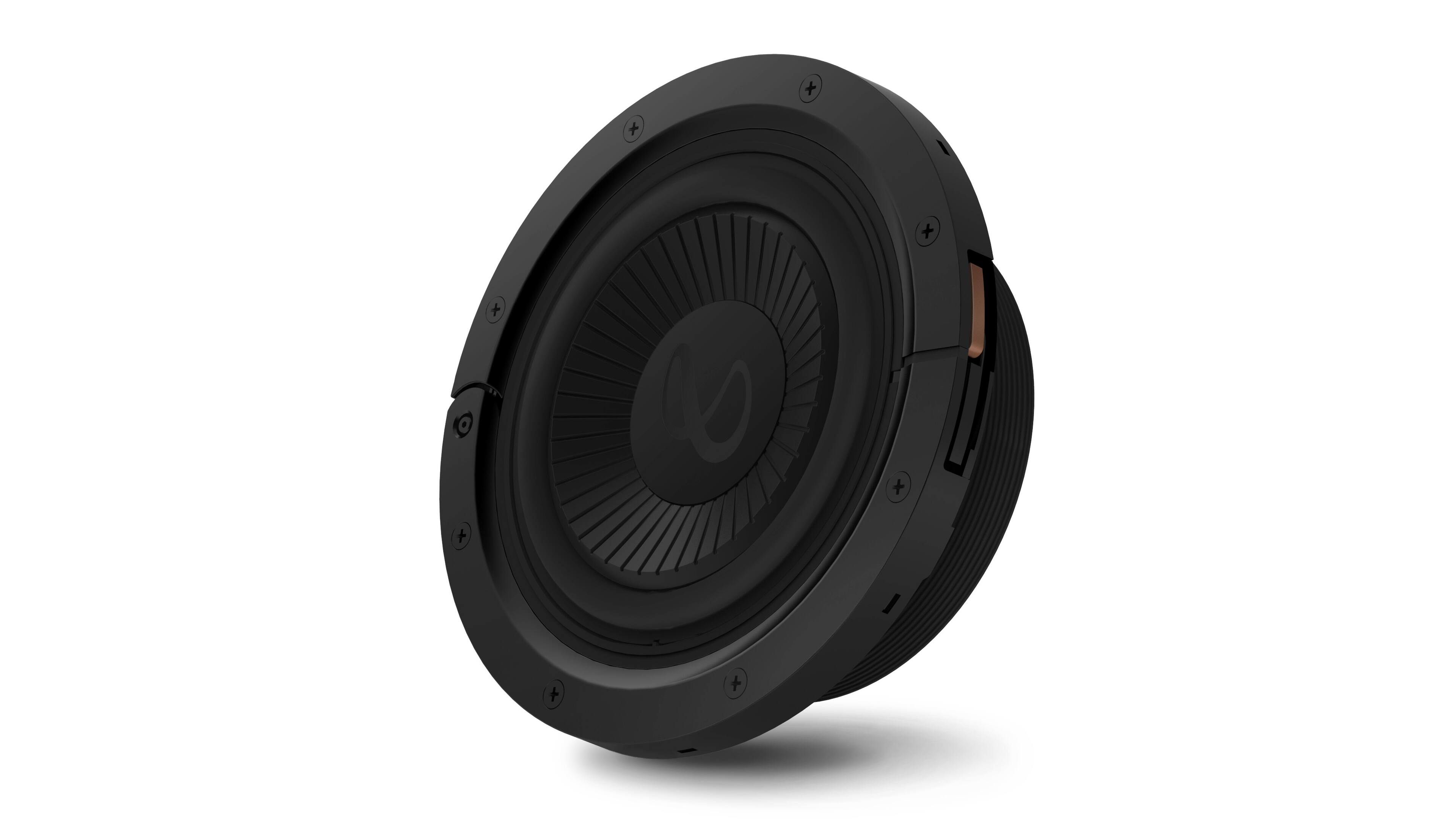 Alt View 3. Infinity - Infinity REF-FLEX8S Reference 8 Inch Universal Fit, single voice coil, 2-ohm subwoofer - Black/Gray.