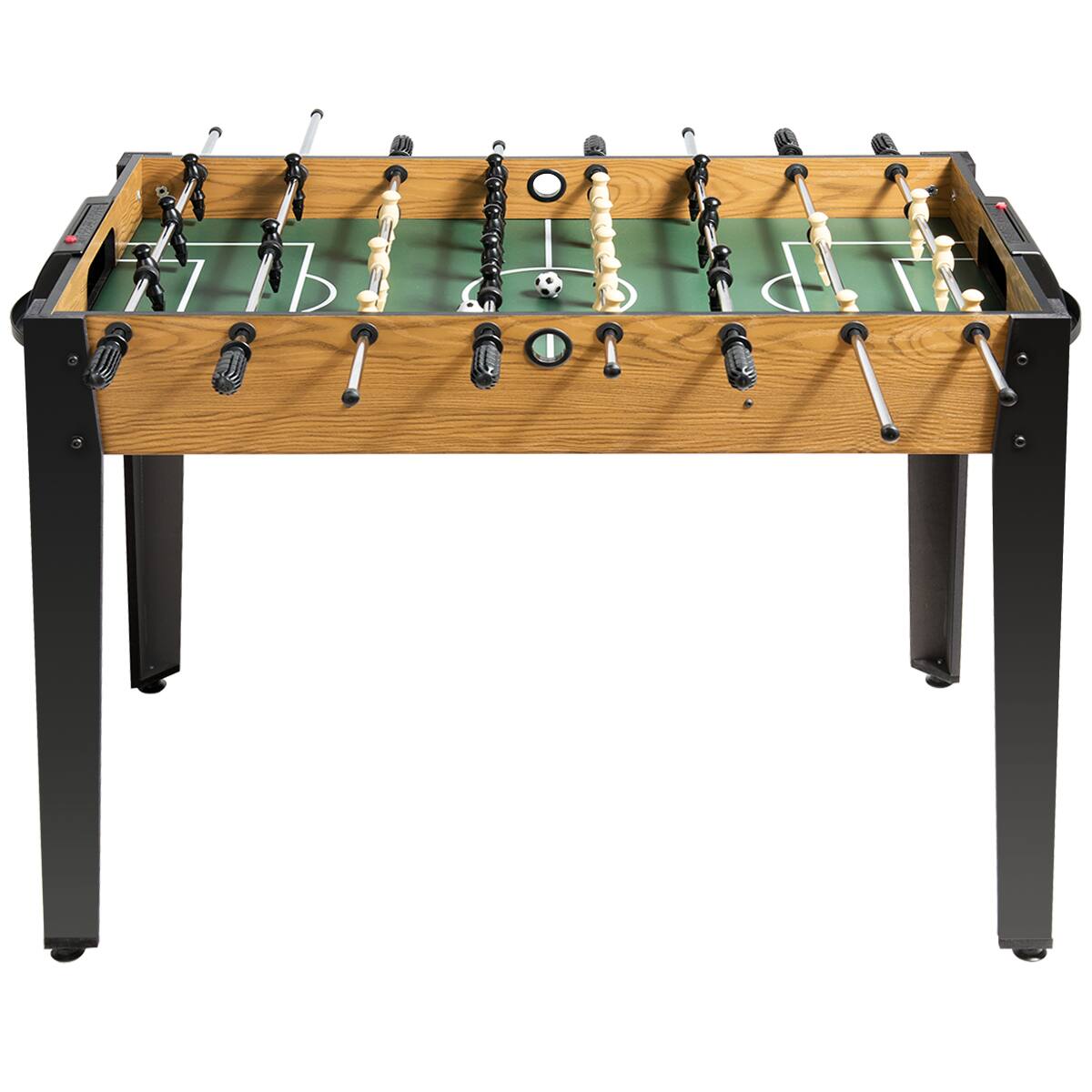 Alt View 15. Costway - 48'' Competition Sized Wooden Soccer Foosball Table Home Recreation Adults & Kids - Brown+Black.