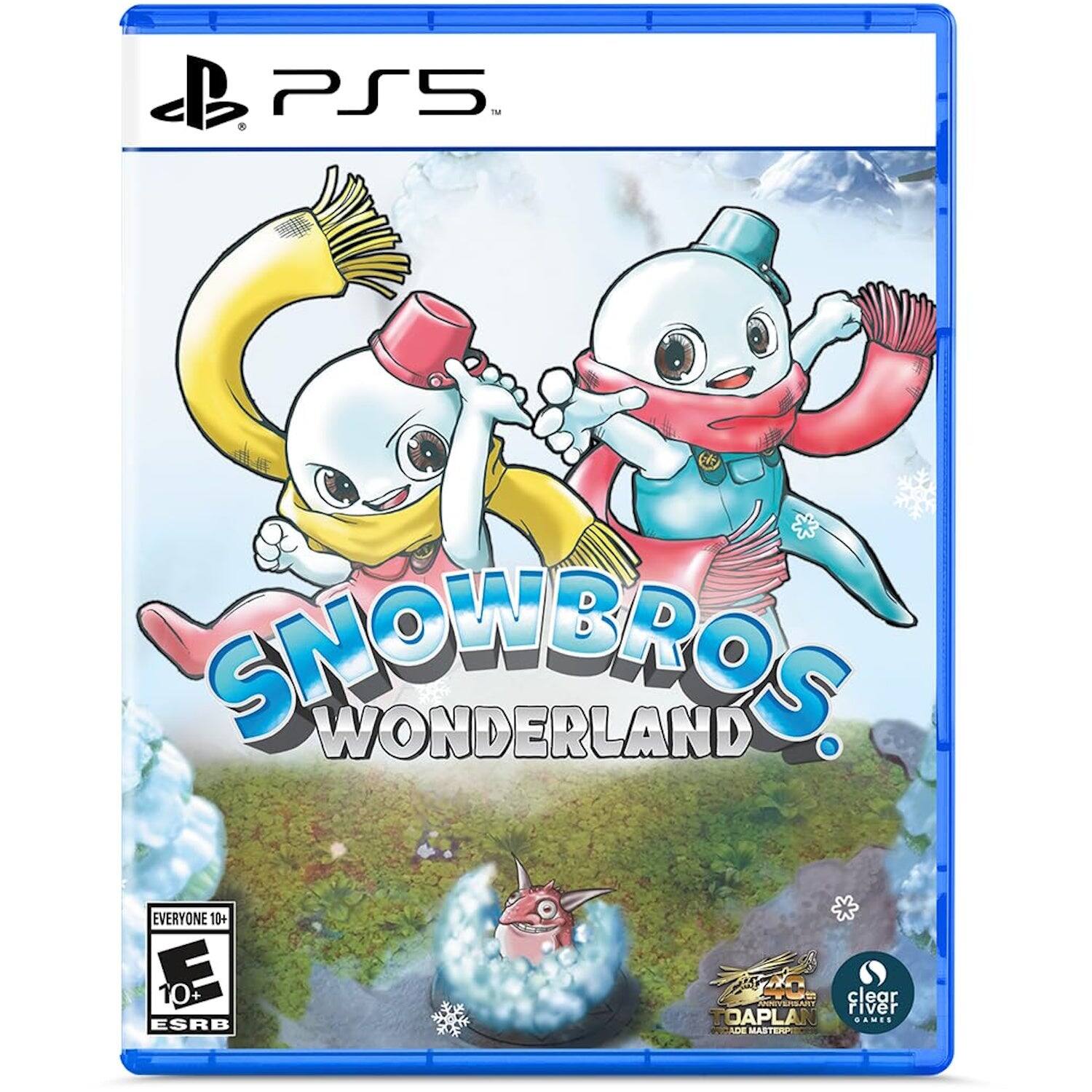 PS5 SNOWBROS WONDERLAND EVERYONE 10+ E 10 ESRB TOAPLAN DAMIAN MAS TEAA