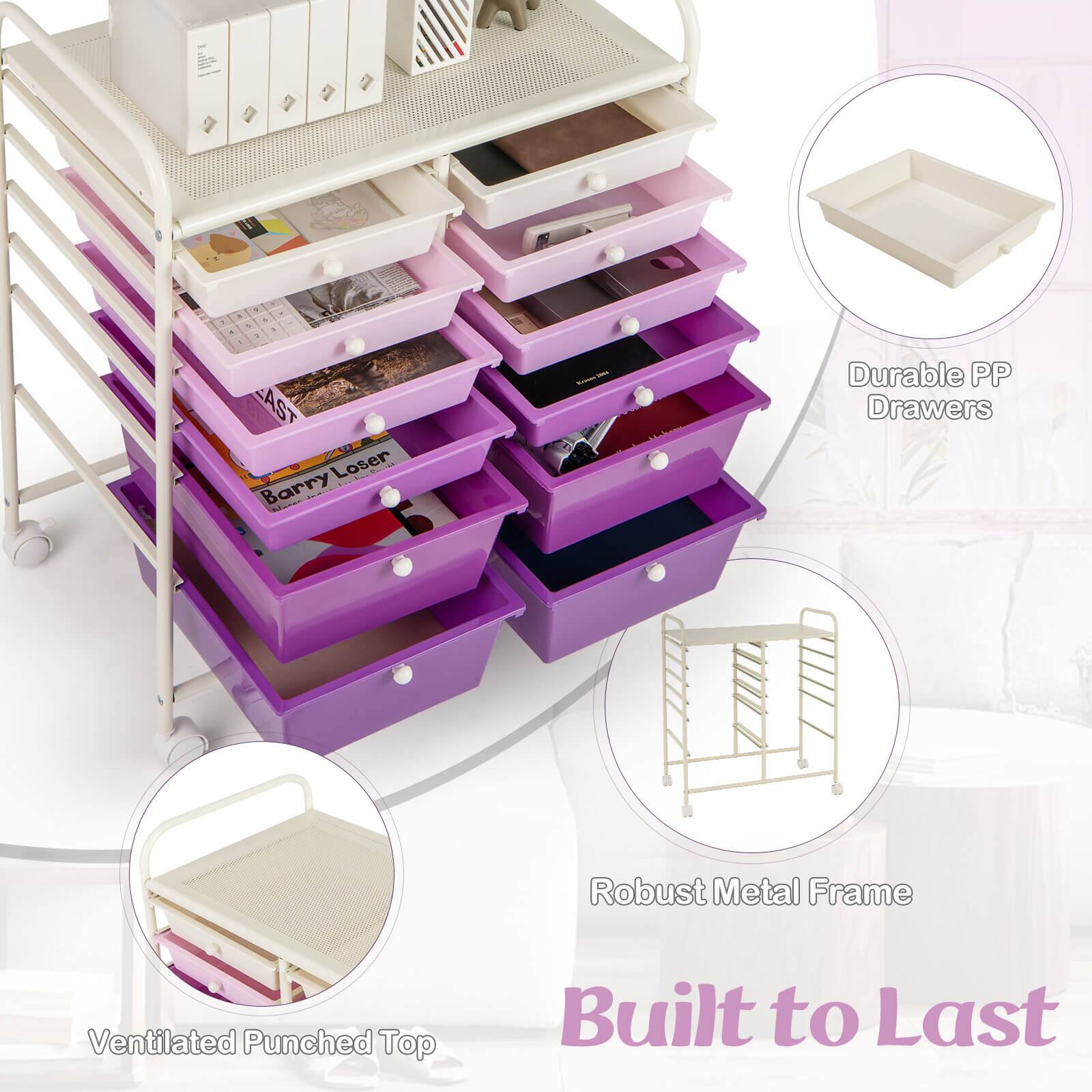 Durable PP Drawers, Robust Metal Frame, Ventilated Punched Top, Built to Last