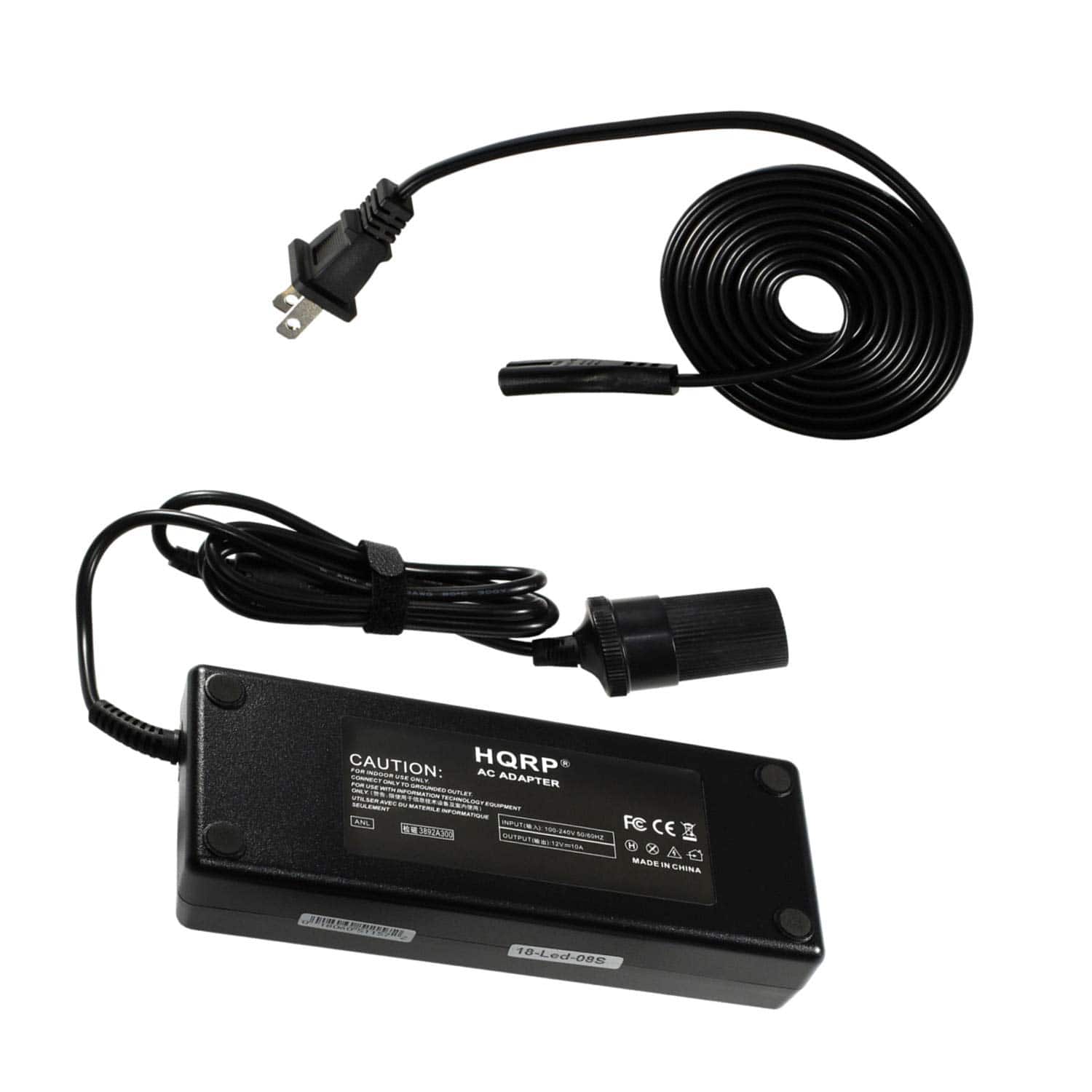 HQRP - AC Adapter for Igloo 40353 40354, Cool Chill 40 Quart 00040346, Iceless Thermoelectric Cooler 40358-P