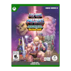 XBOX SERIES X
HE-MAN AND THE MASTERS OF THE UNIVERSE DRAGON PEARL DESTRUCTION
EVERYONE 10+ ENFANTS ADULTES 04 F 10+ ESRB
GAME DISC DISQUE DU JEU
bitmap bureau
clear river GAMES