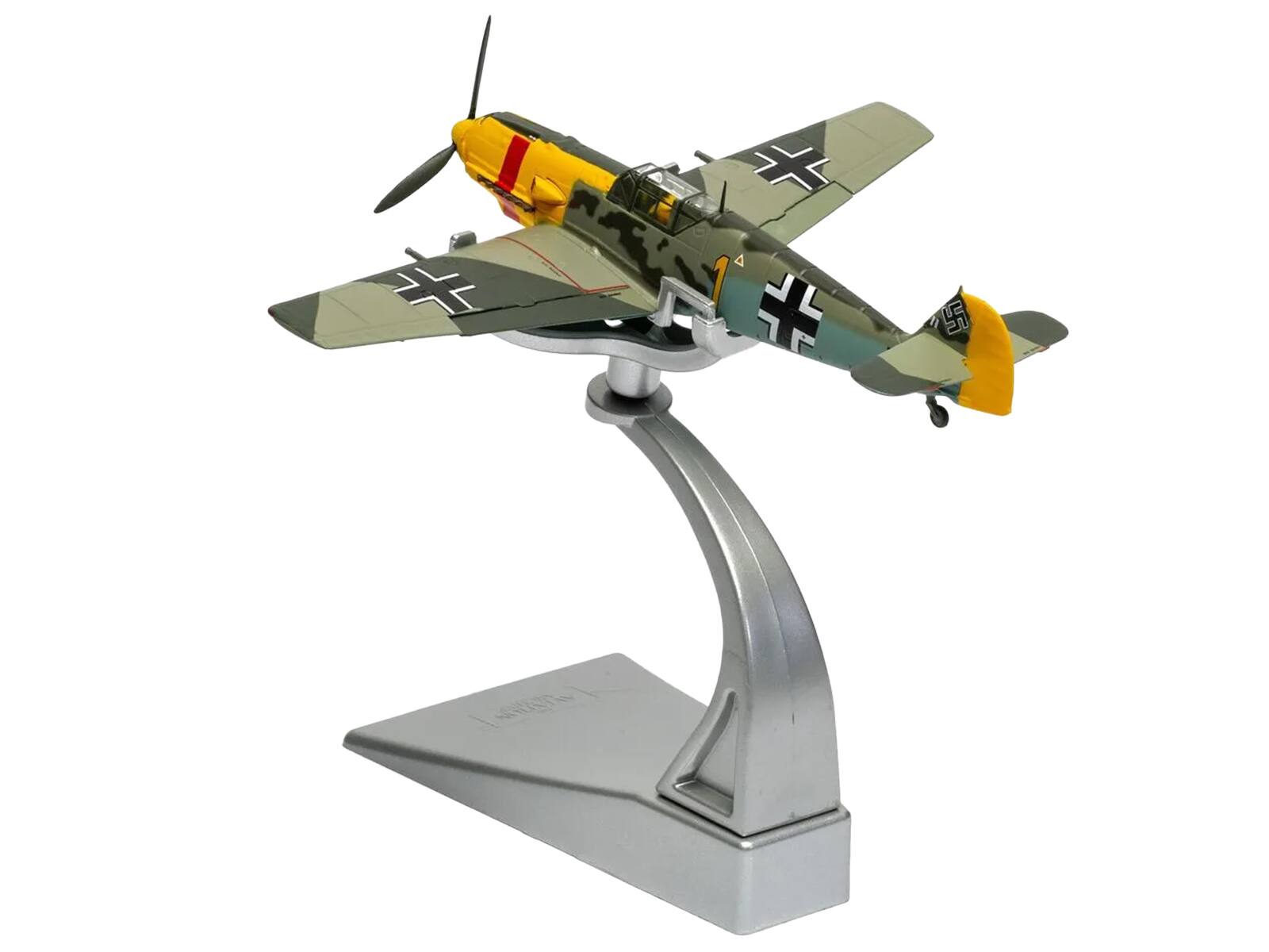 Alt View 5. Corgi - Messerschmitt Bf 109E-4/B Jabo Fighter-Bomber Aircraft German Luftwaffe "The Aviation Archive" 1/72 Model by Corgi.