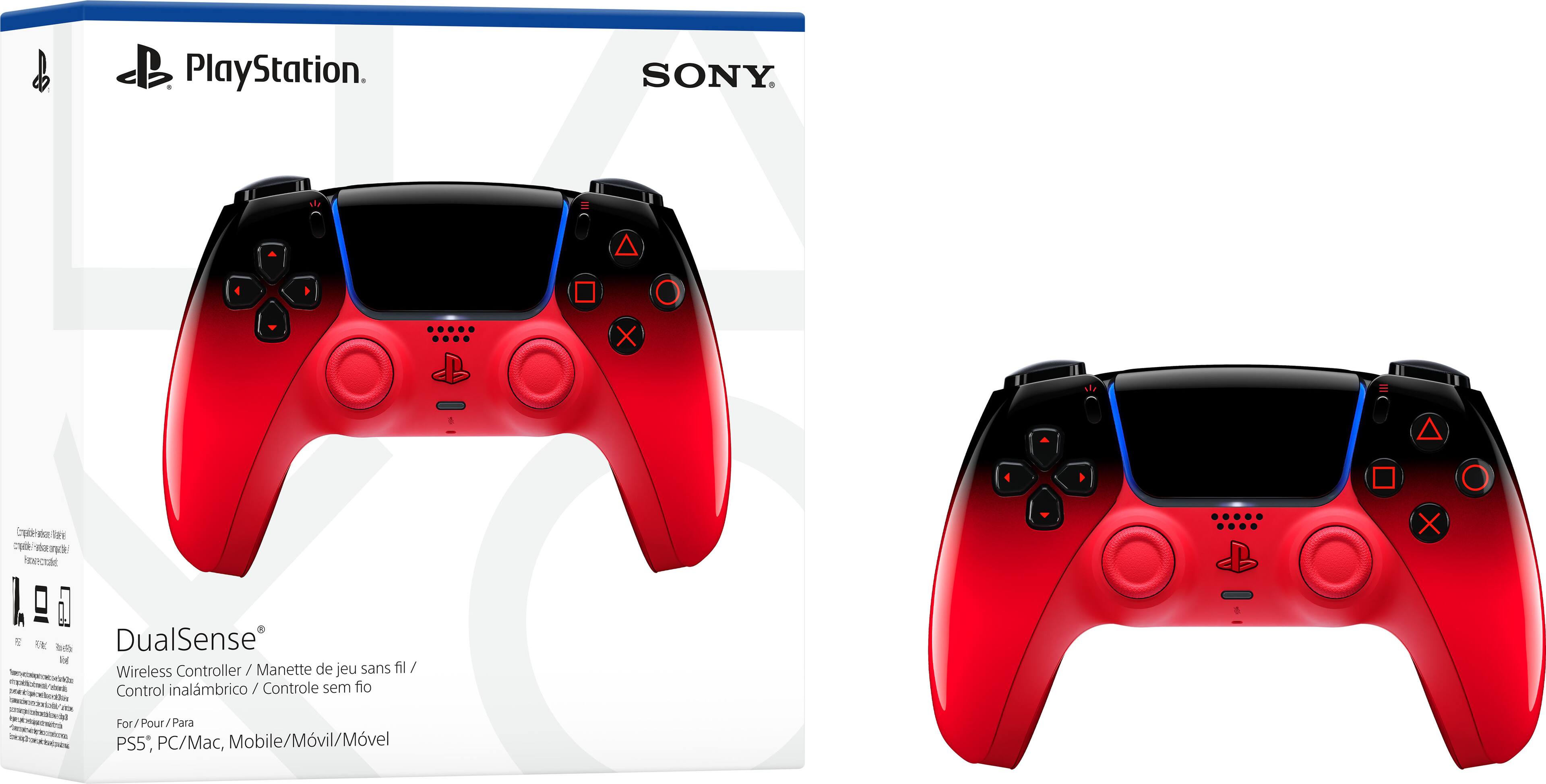 PlayStation. SONY. DualSense™ Wireless Controller / Manette de jeu sans fil / Control inalámbrico / Controle sem fio / For/Pour/Para PS5, PC/Mac, Mobile/Móvil/Movel