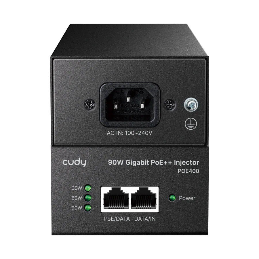 Cudy 90W Gigabit Ultra PoE++ Injector Adapter, IEEE 802.3 Compliant ...