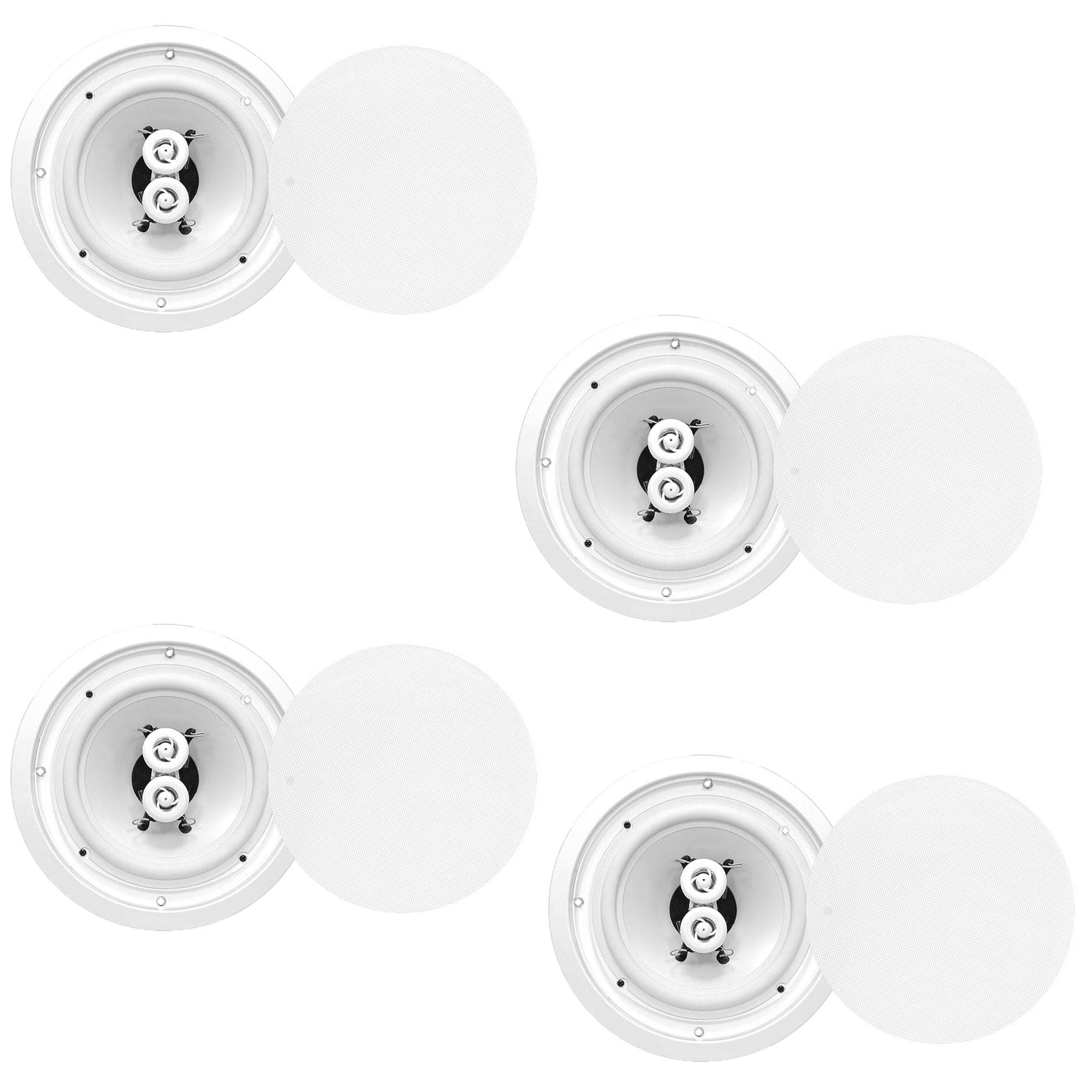 Pyle - 6.5 Inch 300W Home Audio In Ceiling or Outdoor Speaker Waterproof (4 Pack)