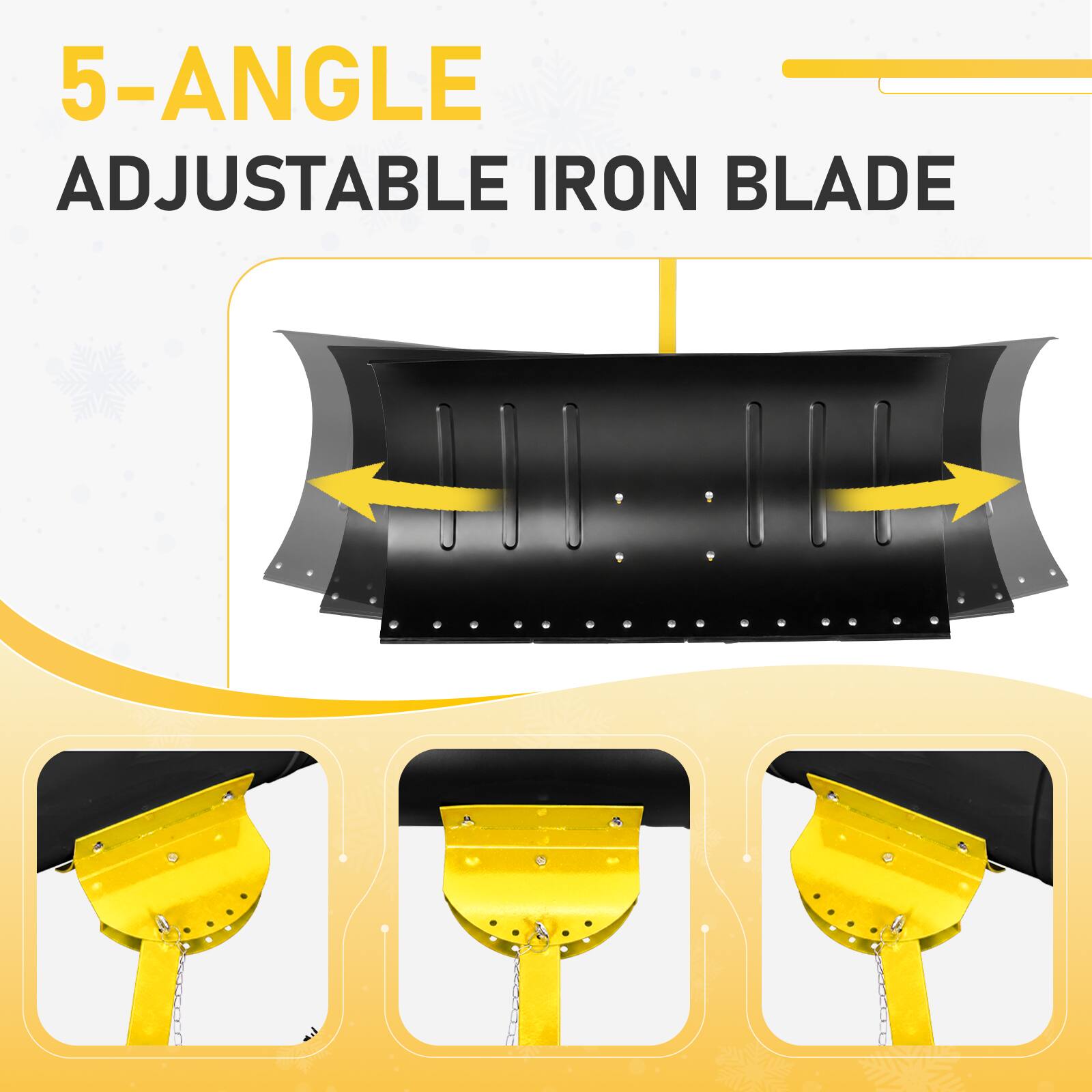 5-ANGLE ADJUSTABLE IRON BLADE