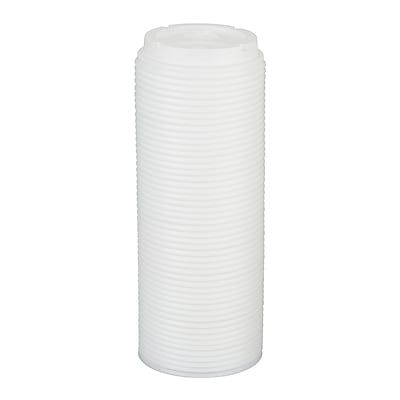 Alt View 7. Dixie - Dome Plastic Hot Cup Lids, 10-20 oz., 500/Carton - White.