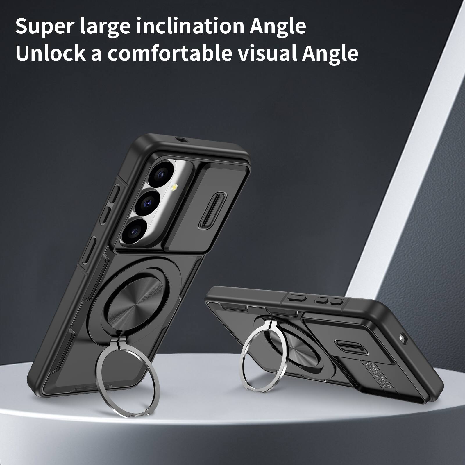 Super large inclination Angle  
Unlock a comfortable visual Angle