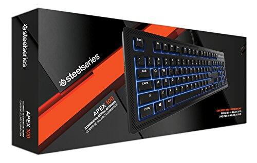 steelseries APEX 100  
steelseries KEYBOARD 100  
APEX GAMING  
AVEC ILLUMINATED  
JEU DE CLAVIER  
ESC  
TAB  
CAPS  
CTRL  
R  
3  
a  
A  
N  
1  
W  
E  
S  
D  
x  
Z  
Tu  
R  
F  
I  
V