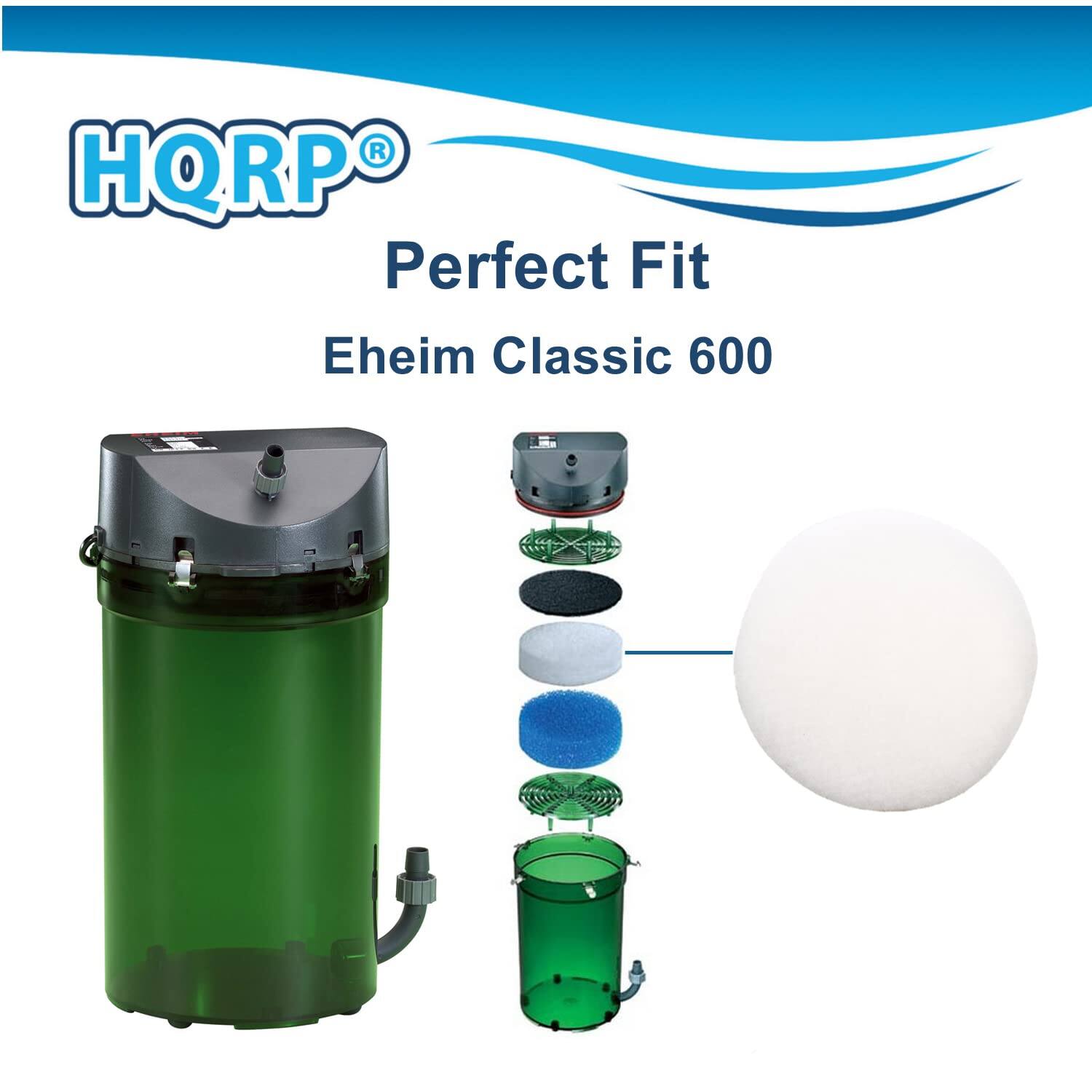 HQRP® Perfect Fit Eheim Classic 600