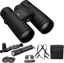 Nikon - 16764 Monarch M7 10x30 Binocular With Lens Pen, Vortex Harness, & Flashlight Kit