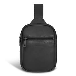 Champs - Onyx Collection Leather Holster Crossbody Bag - Black