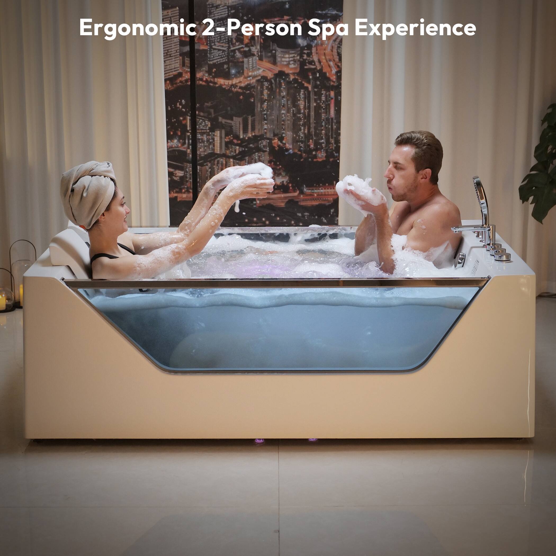 Ergonomic 2-Person Spa Experience