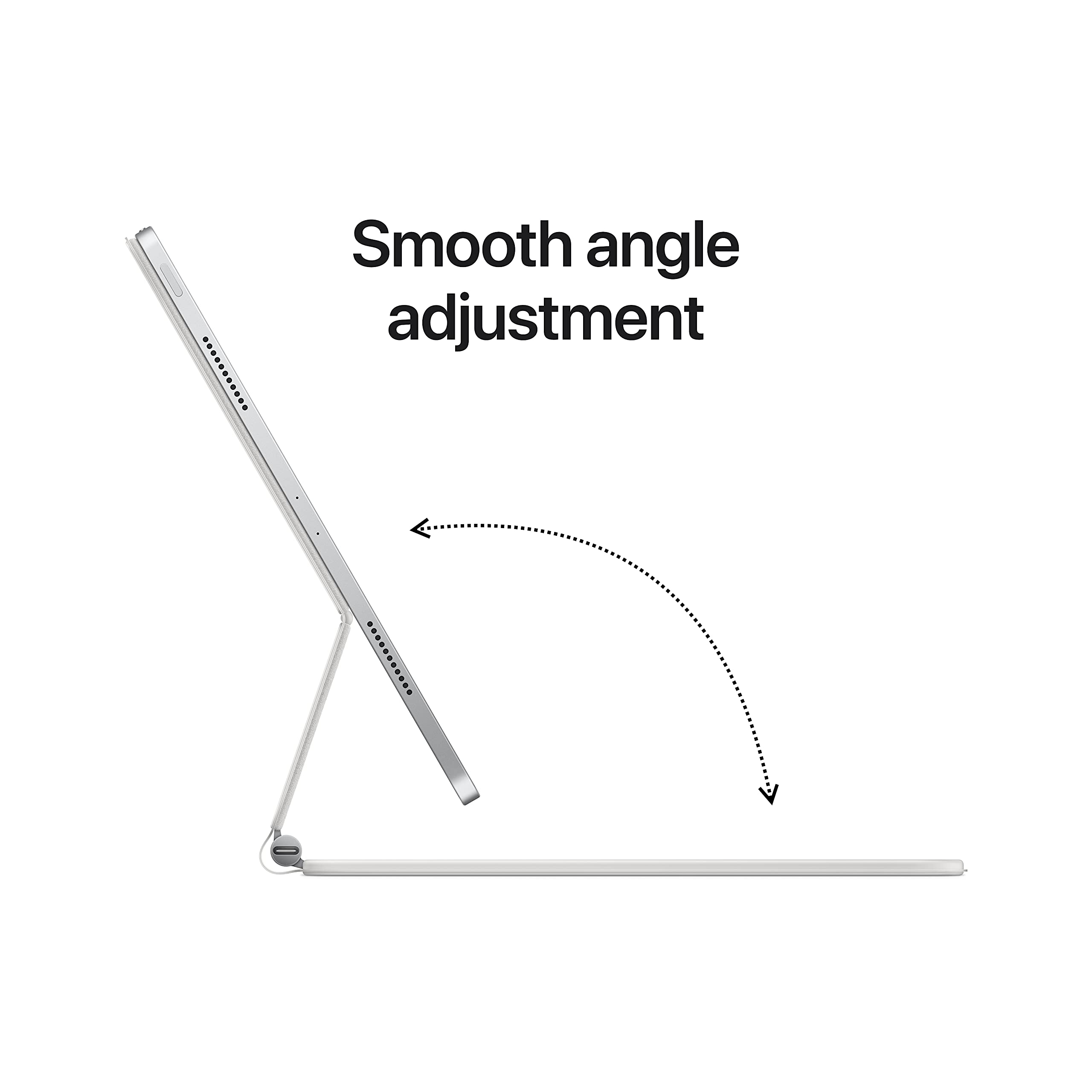 Smooth angle adjustment