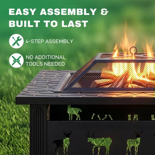 EASY ASSEMBLY & BUILT TO LAST

4-STEP ASSEMBLY

NO ADDITIONAL TOOLS NEEDED