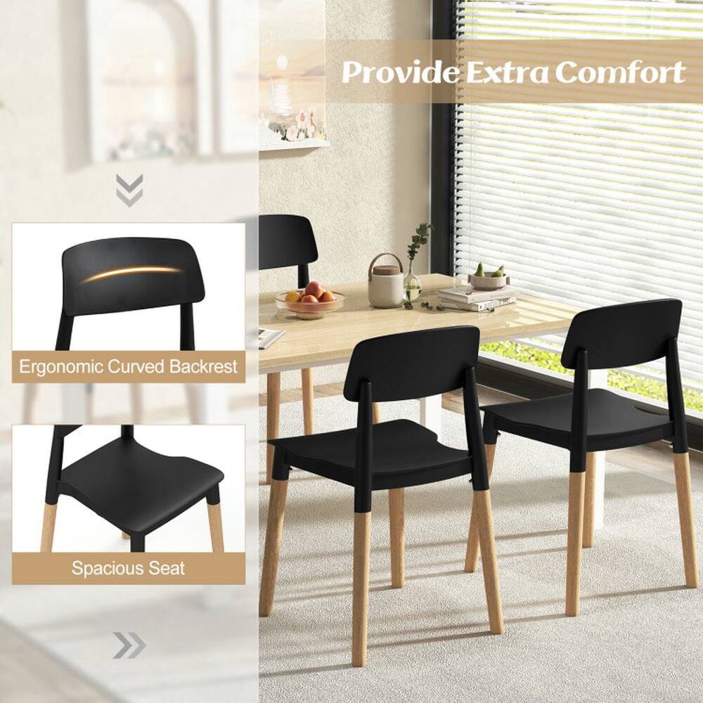 Provide Extra Comfort  
Ergonomic Curved Backrest  
Spacious Seat