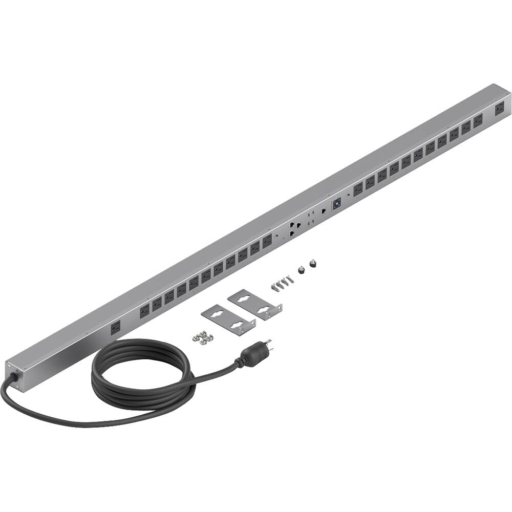 Alt View 3. Ubiquiti - Power Distribution Hi-Density USP-PDU-HD - Gray.