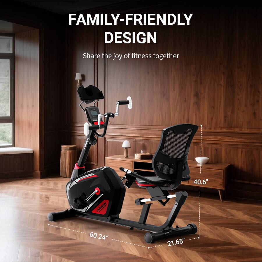 FAMILY-FRIENDLY DESIGN  
Share the joy of fitness together  

AUON 40.6" LT HARSSON  
60.24" x 21.65" x 40.6"